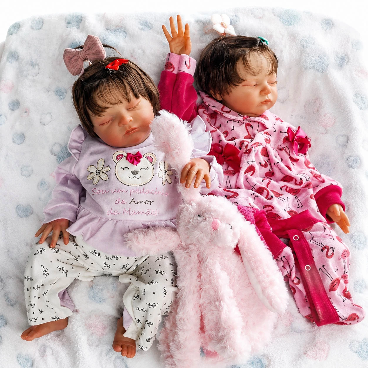 Bebê reborn gêmeas, feito à mão na Iza Reborn