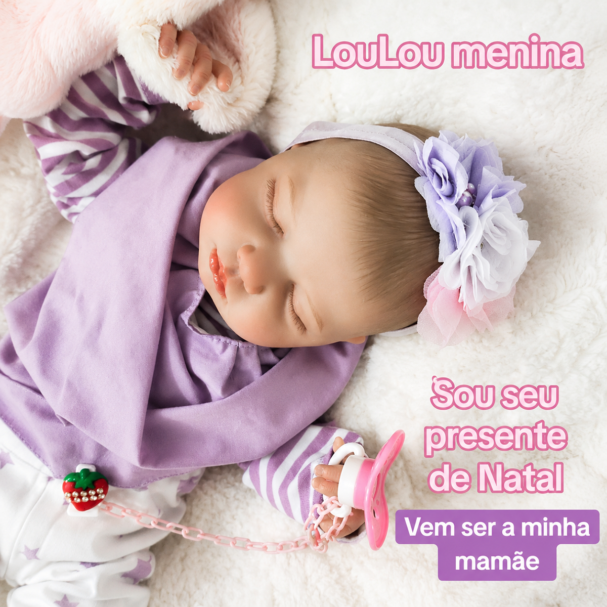Detalhe do acabamento do bebê reborn gêmeas lou lou – foto 3 Detalhe do acabamento do bebê reborn gêmeas lou lou – foto 3
