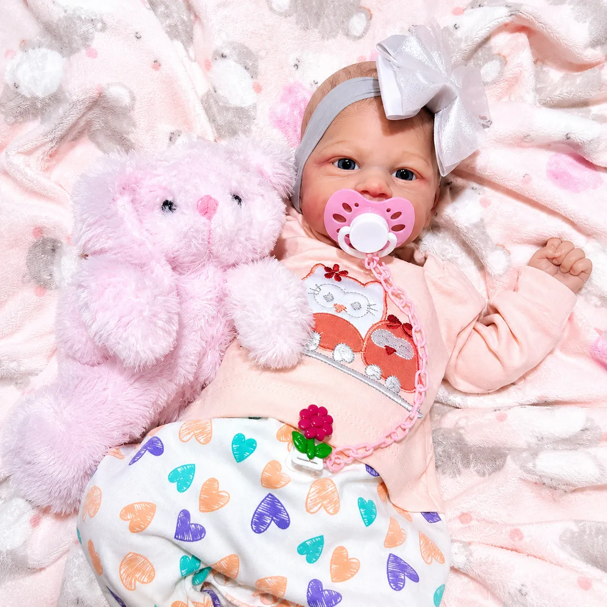 Bebê reborn menina elijah com acabamento premium feito à mão – foto 5 Bebê reborn menina elijah com acabamento premium feito à mão – foto 5
