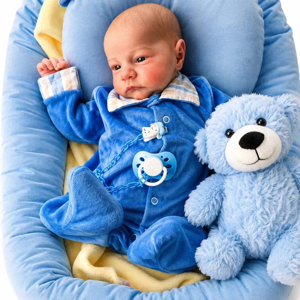 Bebê reborn kit levi, feito à mão na Iza Reborn