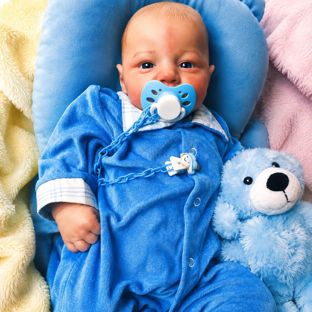 Bebê reborn kit levi em detalhe do rosto realista – foto 2