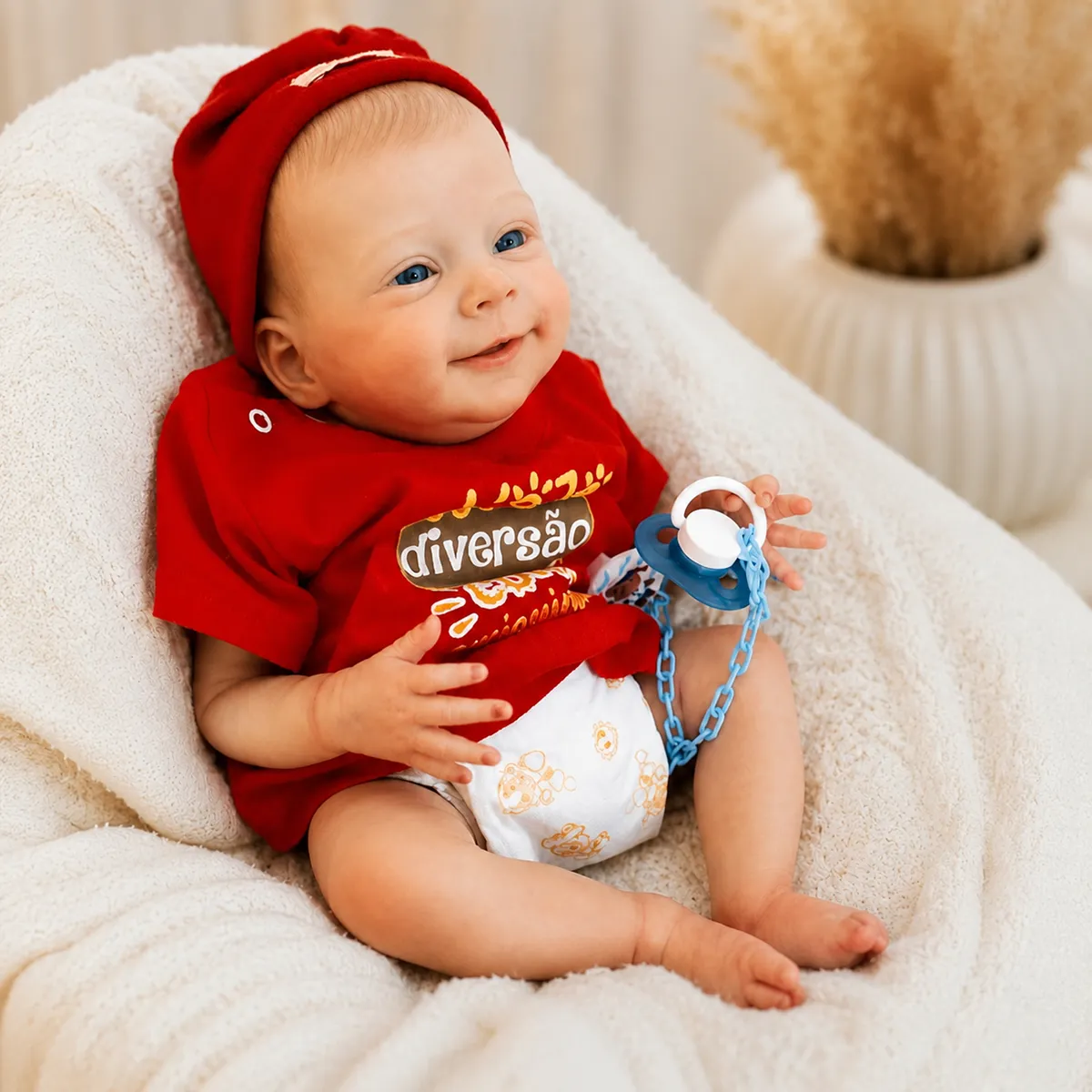 Bebê reborn sebastian em detalhe do rosto realista – foto 2 Bebê reborn sebastian em detalhe do rosto realista – foto 2