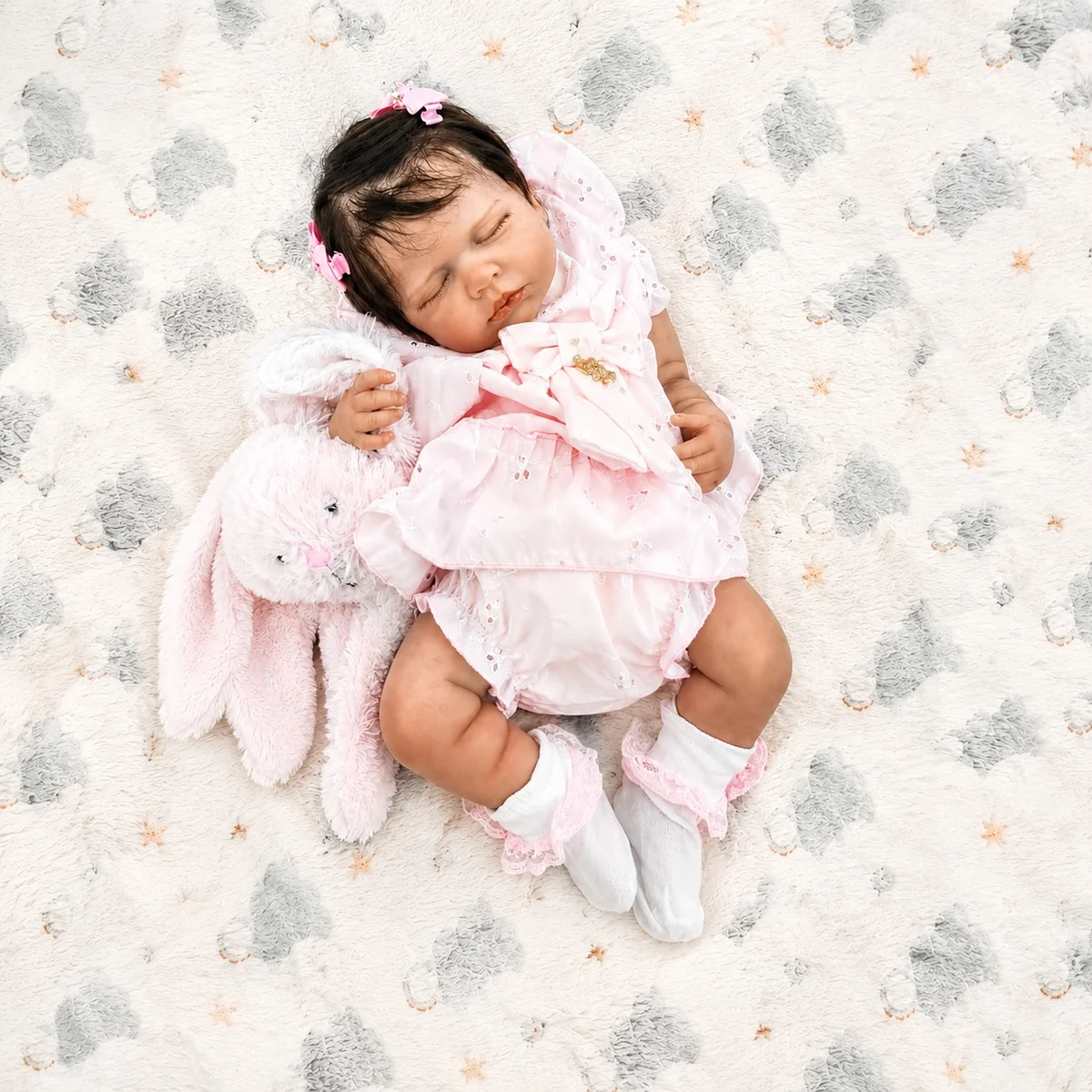 Bebê Reborn Lou Lou Kit Completo Menina - Imagem 3 Bebê Reborn Lou Lou Kit Completo Menina - Imagem 3