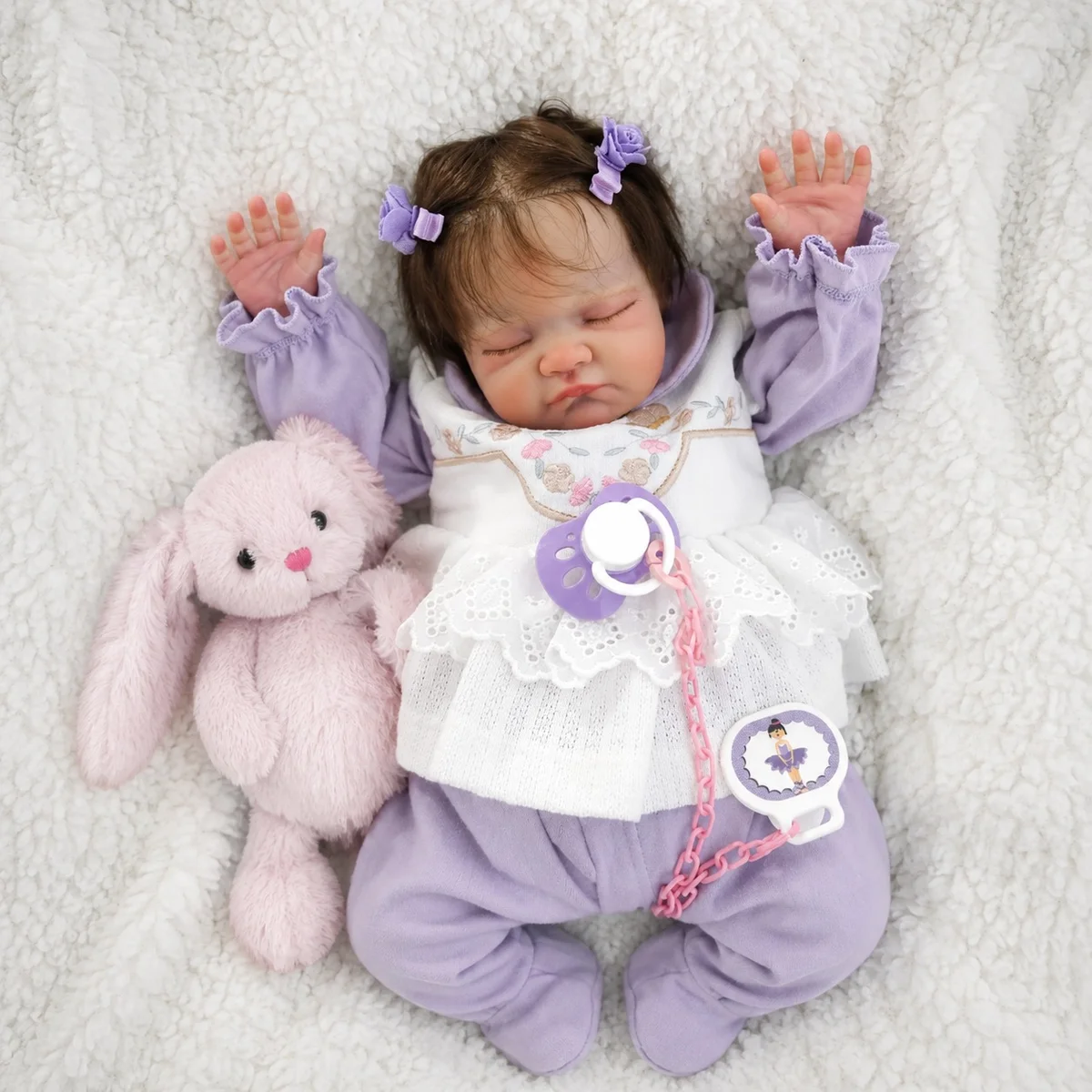 Bebê reborn menina algust com acabamento premium feito à mão – foto 5 Bebê reborn menina algust com acabamento premium feito à mão – foto 5