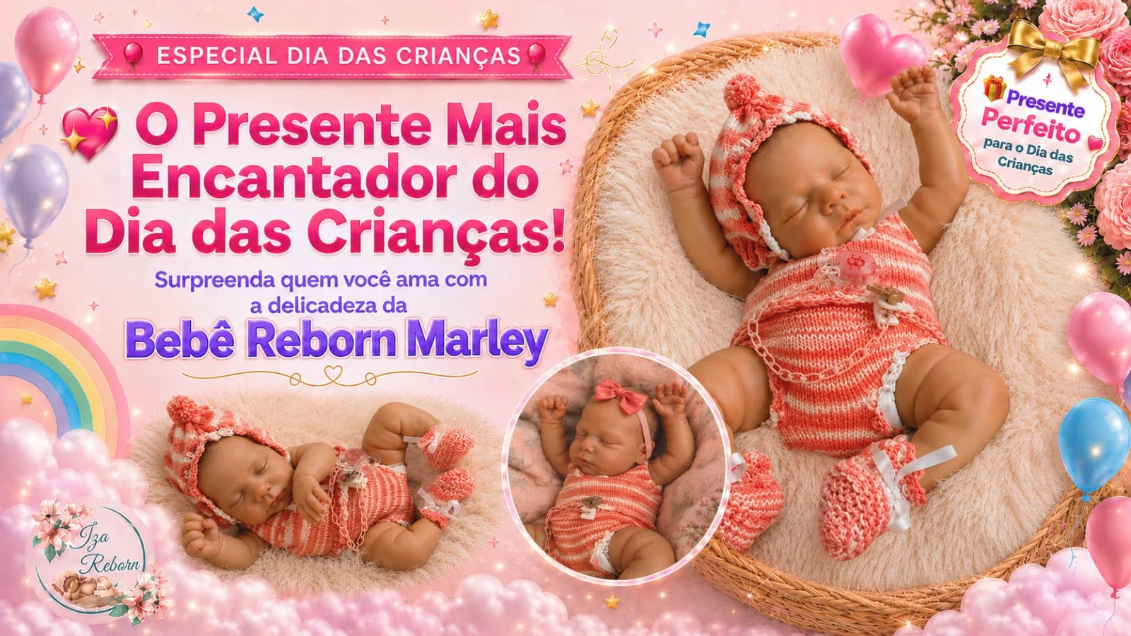 Bebê Reborn Menina Marley realista